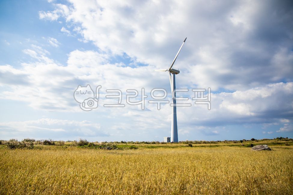 가파도,보리,풍력발전기,풍차,구름,하늘,자연,nature