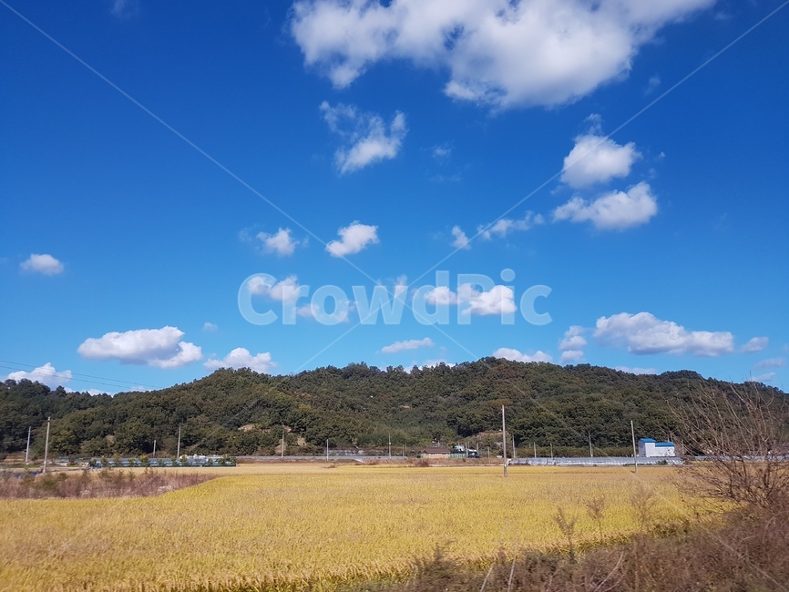 풍경,하늘,자연,시골,푸른하늘,산,밭,논,한국,시골,마을,풍경,landscape,country,rural,town