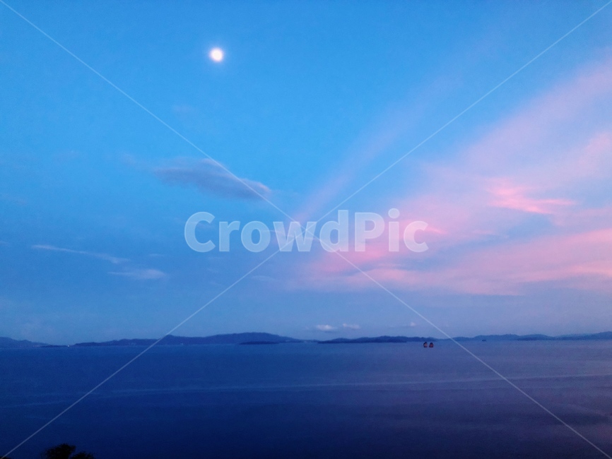 밤바다,해변,바다노을,바다,석양,노을