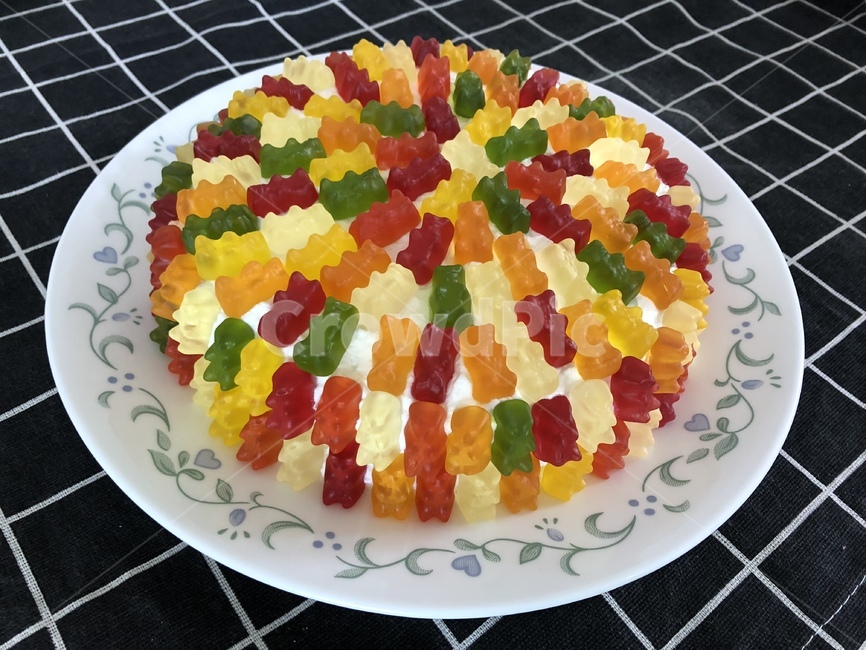 브런치,음식,요리,푸드,food,감성사진,맛있는,데코,쿠킹,케이크,젤리,젤리케이크,예쁜케이크,디저트,예쁜음식,곰돌이젤리,귀여운