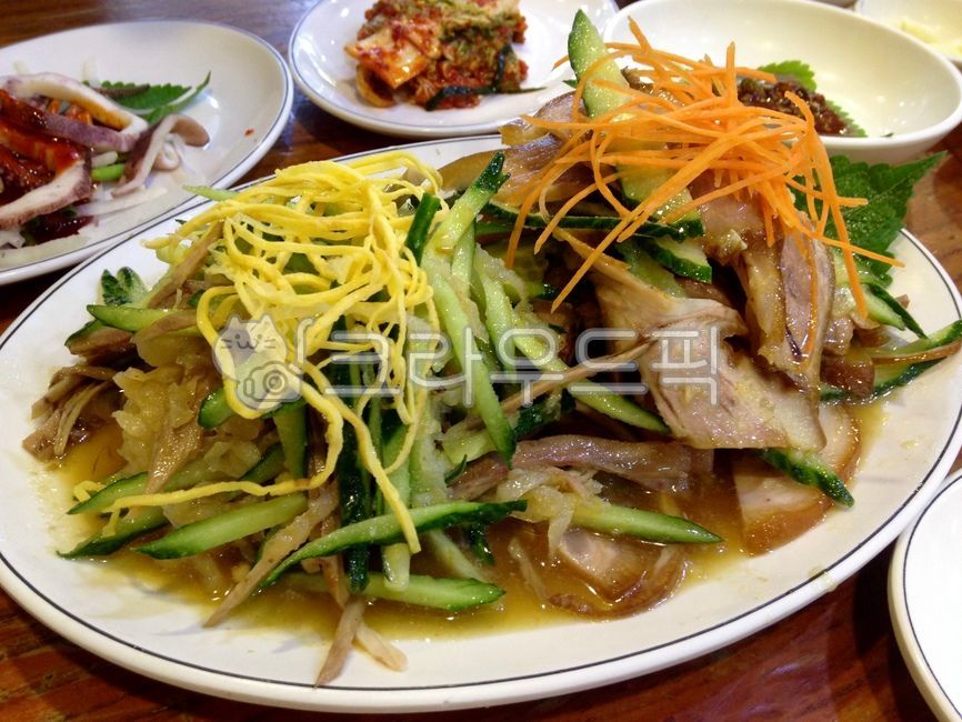 Pork feet,yummy,Korean,pork,delicious,food,Cold vegetable pigs feet,meal,dish,busan,Korean food,tasty,koreanfood