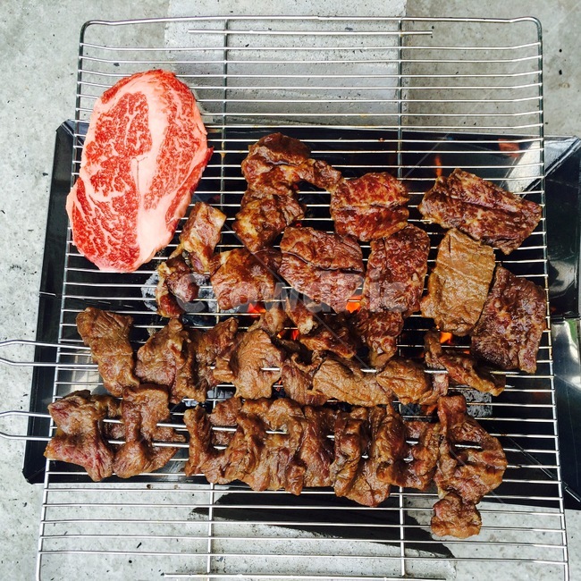 음식,food,고기,meat,camping,campfire,캠프파이어,캠핑