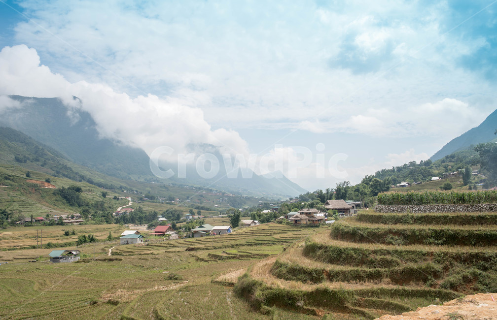 베트남,사파,계단식논,산,하늘,자연,vietnam,sapa,sky,blue,자연,풍경,nature,landscape,해외,외국,세계,foreign,oversea,world,세계자연풍경,해외자연풍경,외국자연풍경,world nature landscape