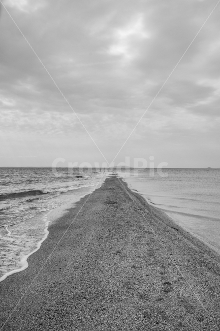 일몰,저녁,하늘,바다,목도,풍경,바닷길,자연,풍경,nature,landscape,해변,바다,beach,sea,흑백,모노톤,monochrome,black and white,water,물,ocean,대양,outdoors,옥외,shoreline,해안선
