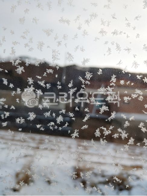 snow crystals,Winter,snow,window,country road