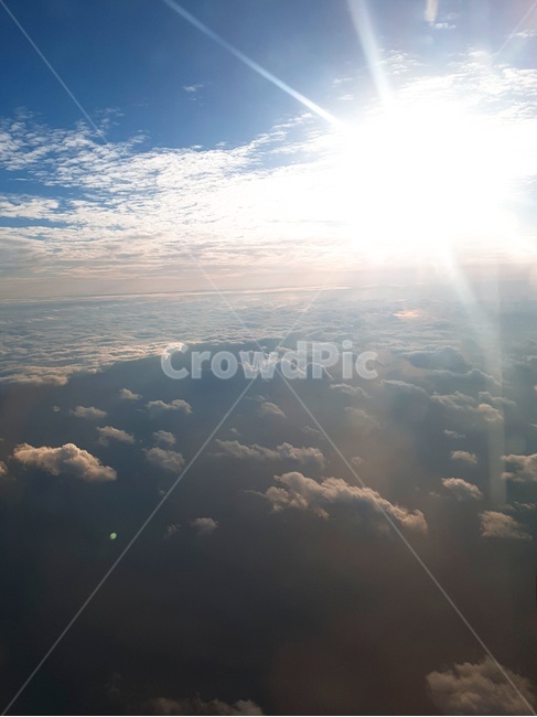 하늘,구름,태양,상공,sky,clouds,sun