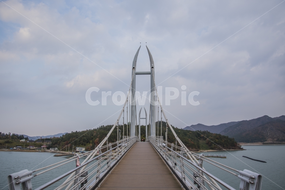 출렁다리,바다,하늘,다리,강진,건물,bridge,sky,sea,자연,풍경,nature,landscape,한국자연풍경,한국자연경관,korea nature landscape,building