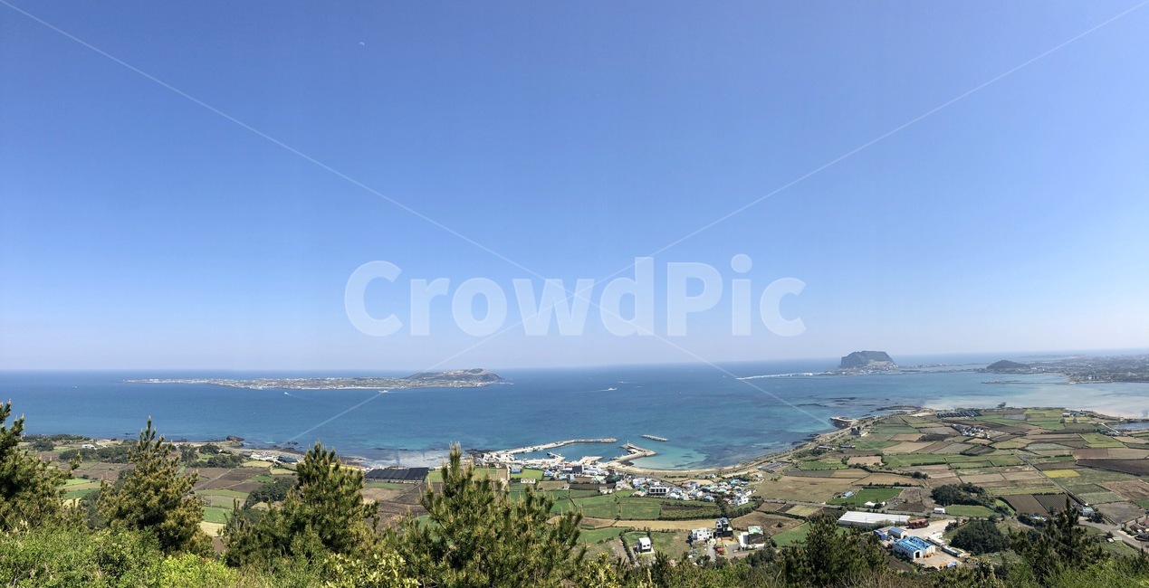 우도,성산일출봉,제주도,바다,하늘,해변,지미봉