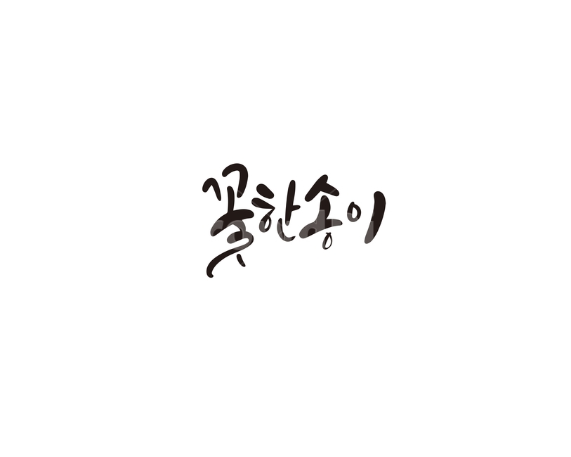 캘리,캘리그라피,꽃,한송이,꽃한송이,손글씨,캘리그라피,손글씨,calligraphy