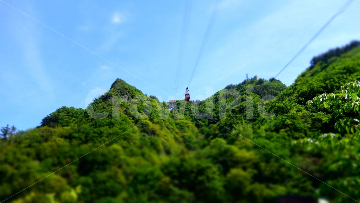 Dokdo Observatory Cable Car,mountain,cable car,Ulleungdo Cable Car,Ulleungdo