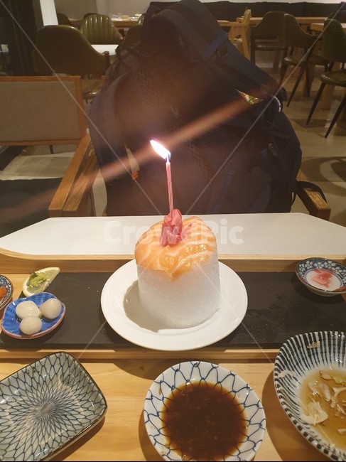 분위기,연어,케잌,촛불,카페