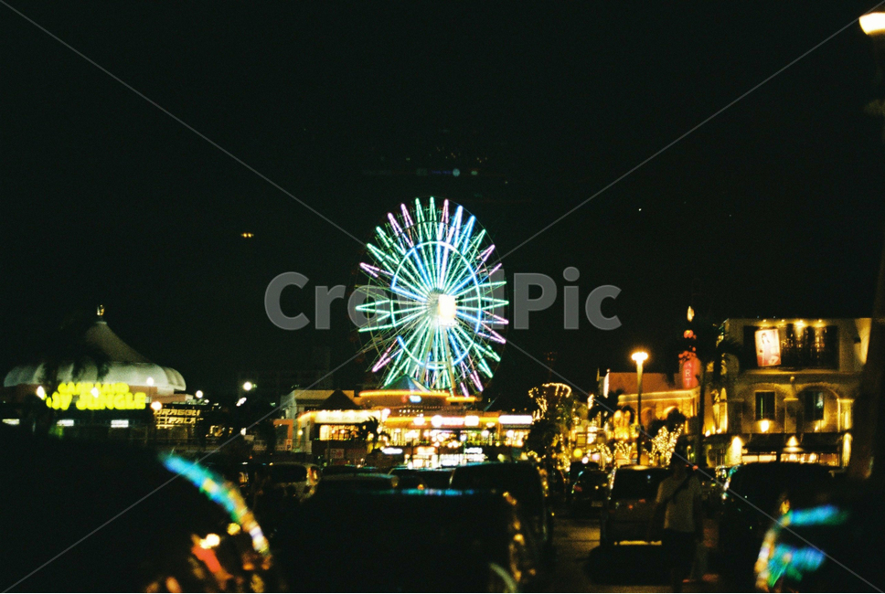 오키나와,아메리칸빌리지,대관람차,야경,필름카메라,okinawa,bigwheel,ferriswheel,night,밤,nightscape,여름