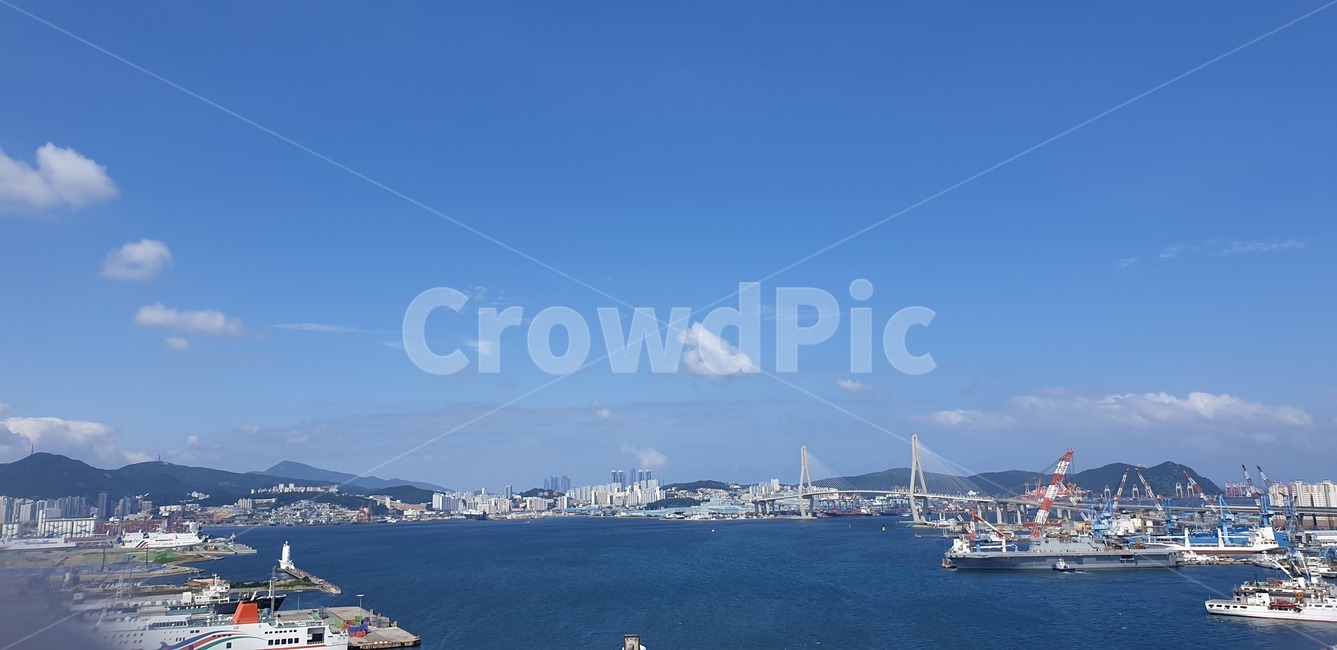 부산,부산항,가거대교,바다,항구