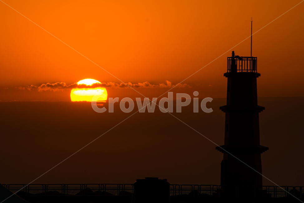 일출,등대,아침,바다,태양,자연,풍경,nature,landscape,등대,lighthouse,실루엣,그림자,silhouette,shadow
