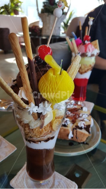 파르페,옛날빙수,초코파르페,카페에서파르페,체리파르페