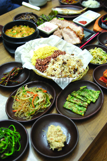 Five grain rice,Formally,Five grain set meal,Food that is good for your body,Hanjeongsik
