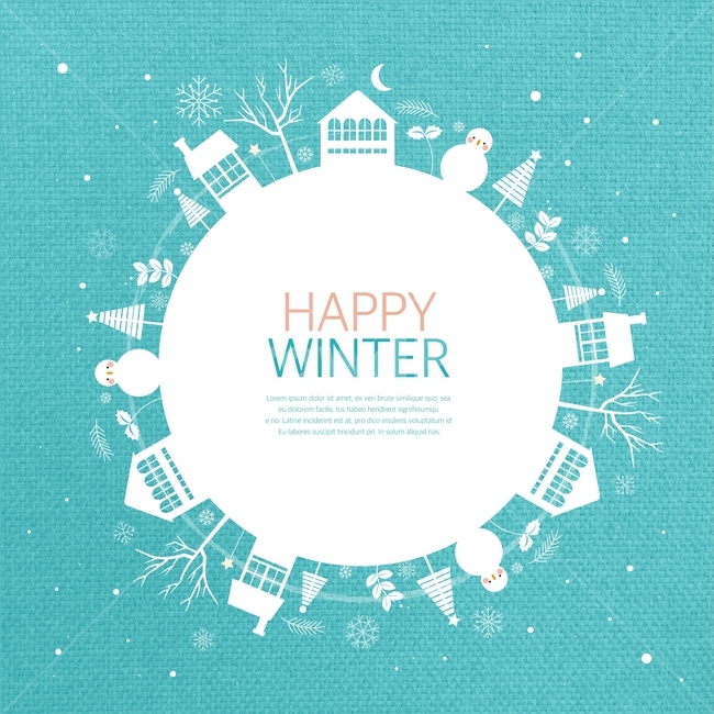 눈,눈사람,나무,집,겨울,표지,패턴,플랫디자인,일러스트,겨울,계절,winter,season,그래픽,일러스트레이션,graphic,illustration