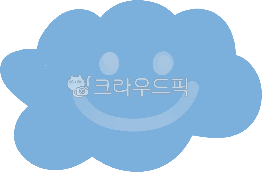 구름,구름캐릭터,하늘,하늘색,귀여운구름,자연,환경
