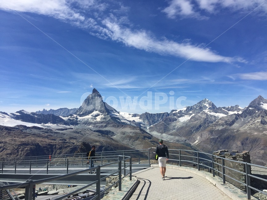 스위스,고르너그랏,자연,산,날씨,난간,통로,handrail,human,사람,person,nature,gornergrat,switzerland,swiss,mountain,관광,설산