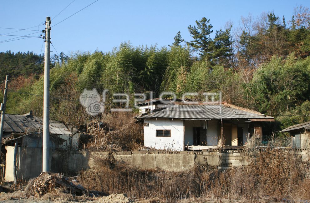 시골, 폐가, 주택, 건물, 자연, 사진,이미지,일러스트,캘리그라피 - 바끄미작가