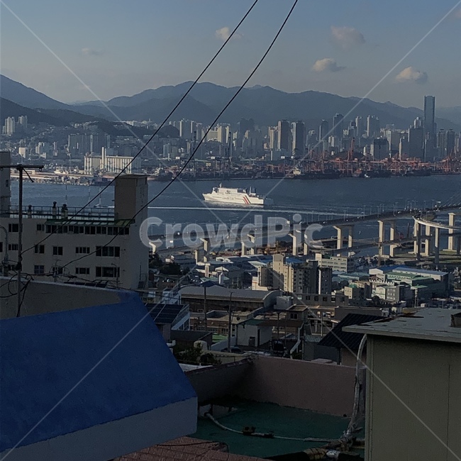 하늘,여름,여름풍경,골목,구름