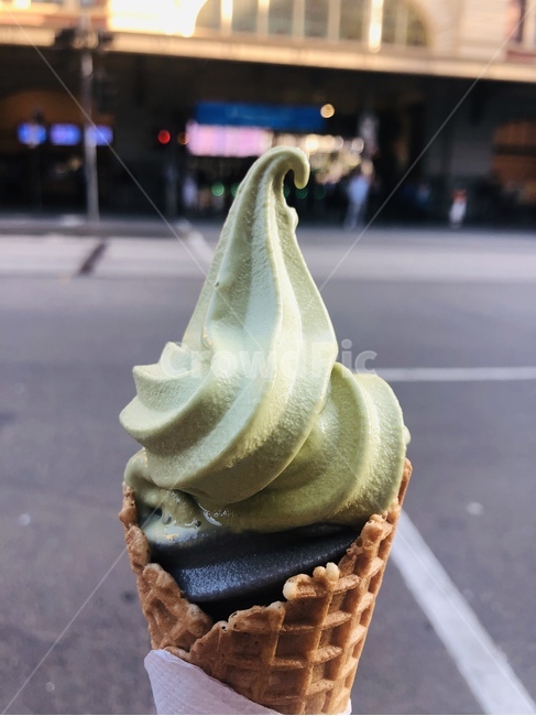 cream,dessert,creme,아이스크림,녹차아이스크림,흑임자아이스크림
