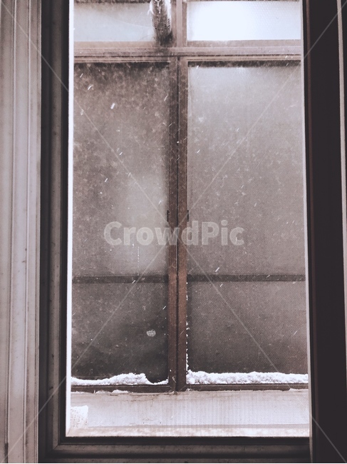창문,눈,겨울,눈오는날,잿빛,겨울,계절,winter,season