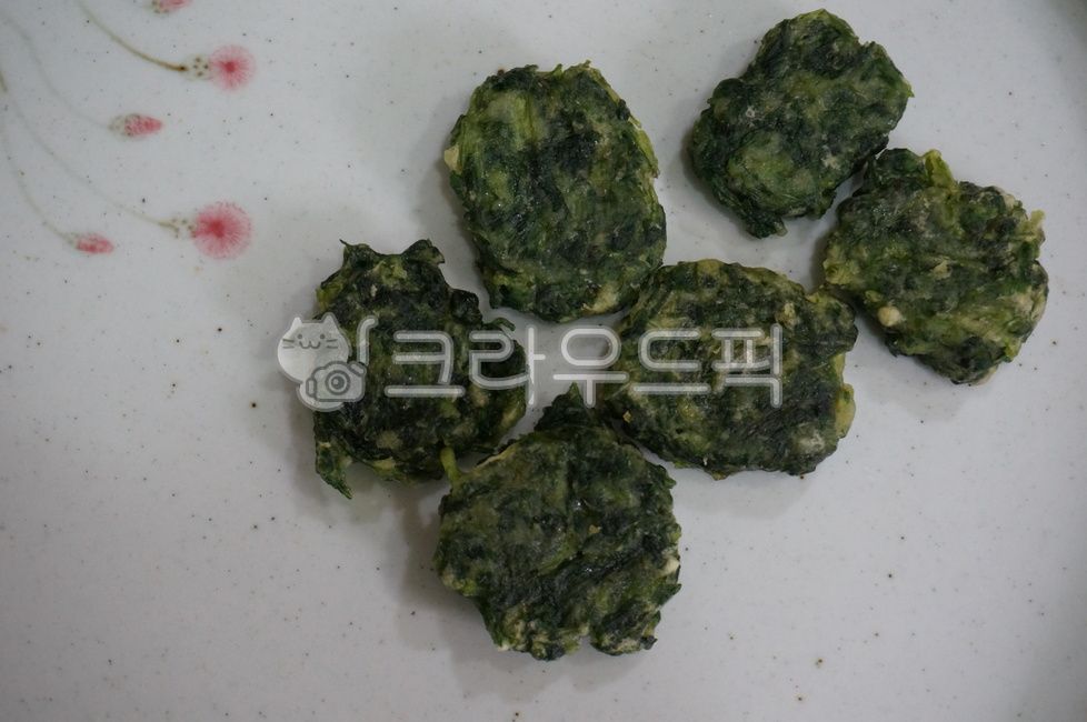 쑥, 쑥부침, 쑥전, mugwort, dish, 사진,이미지,일러스트,캘리그라피 - joyfulharu작가