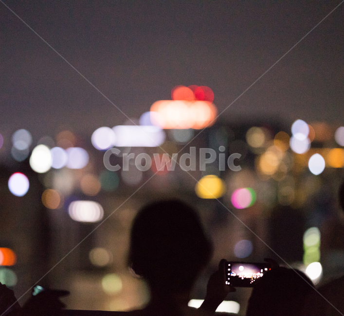 야경,보케,실루엣,저녁,밤,핸드폰,몽환,야경,밤,풍경,nightscape,night,landscape