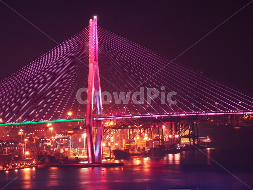 야경,다리,부산항대교,부산항,항구,busan,port,harbor,sea,night,view,bridge,바다,풍경,주탑,현수교,사장교