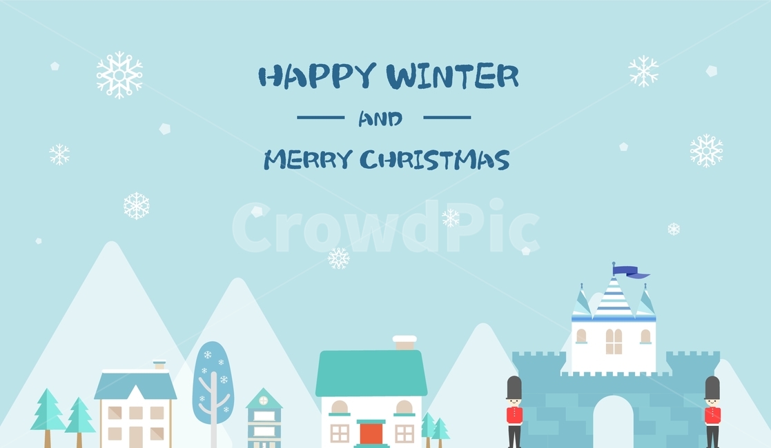 눈결정,궁전,병정,집,산,크리스마스,겨울,플랫디자인,일러스트,겨울,계절,winter,season,메리크리스마스,성탄절,merry christmas,그래픽,일러스트레이션,graphic,illustration