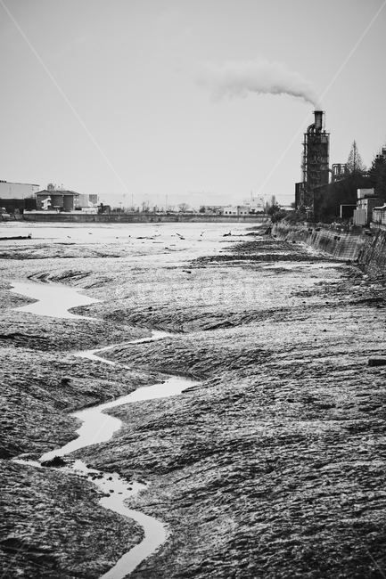 흑백,바닷가,인천,갯뻘,목재공장,흑백,모노톤,monochrome,black and white,산업,industry,industrial
