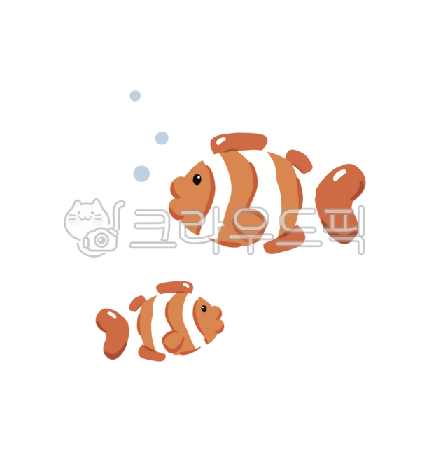 물고기,니모,물고기일러스트,크라운피쉬,여름,여름일러스트,해양생물,바다생물,바다,바닷속,일러스트,fish,fishillust,sea,ocean,illustration,summer,summerillust