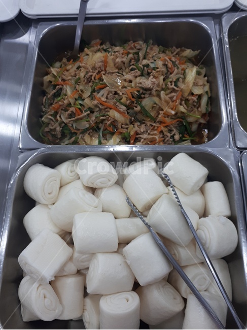 꽃빵,고추잡채,단체급식,급식,영양사