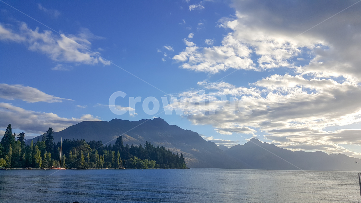 New Zealand,sky,rest,queenstown,lake