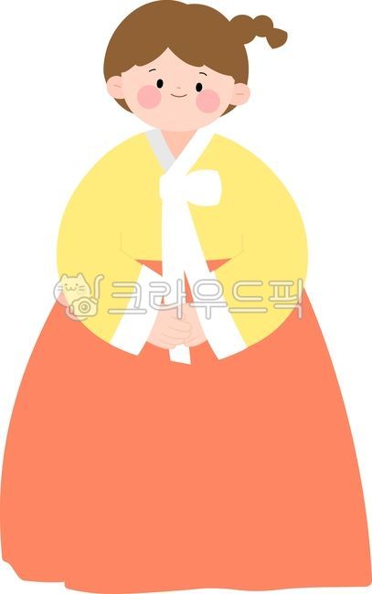 한복일러스트,한복,명절일러스트,추석일러스트,설날일러스트,어린이한복,한가위,명절,추석,사람,여자