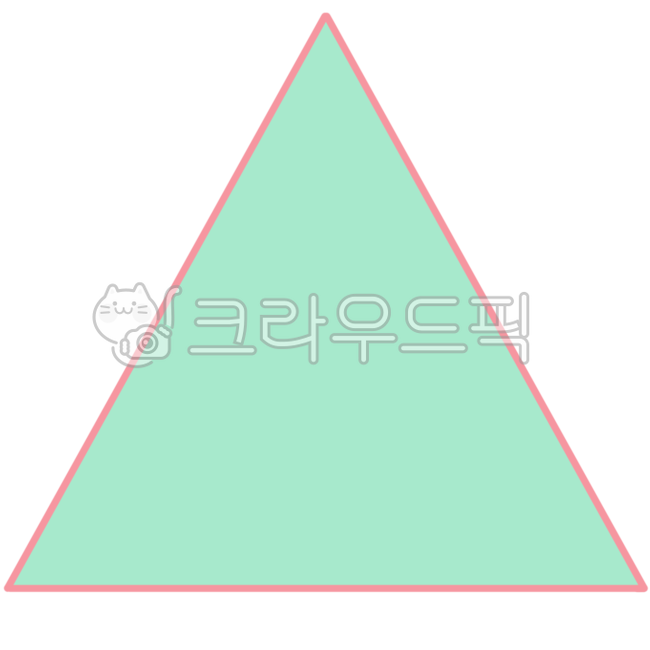 세모, 삼각형, 세모일러스트, 삼각형일러스트, 도형, 사진,이미지,일러스트,캘리그라피 - 유토피아너작가