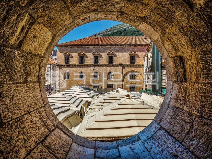 창,성벽,크로아티아,두브로브니크,건물