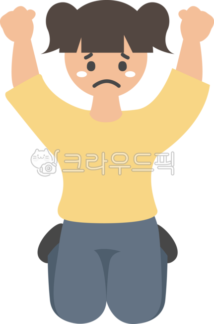 벌서는,잘못,벌,앉은,자세,포즈,체벌,여자,여성,여인,소녀,취준생,취업준비생,학생,대학생