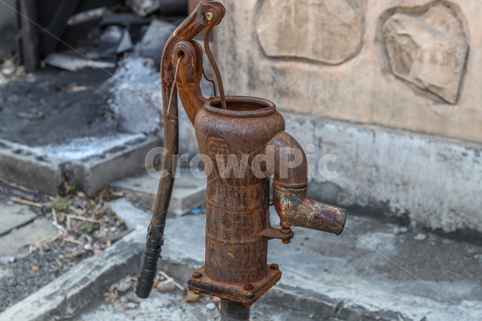 우물풍경,우물펌프,펌프,옛날우물,마중물펌프