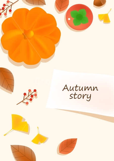 감,호박,은행잎,나뭇잎,가을,프레임,감성,배경,백그라운드,단풍,가을,계절,fall,autumn,season,그래픽,일러스트레이션,graphic,illustration