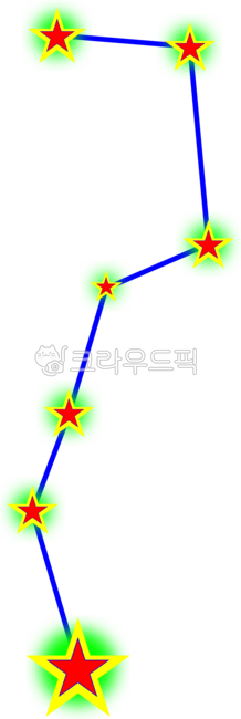 일러스트, illust, 별자리, 별, star, 사진,이미지,일러스트,캘리그라피 - 일러일러작가