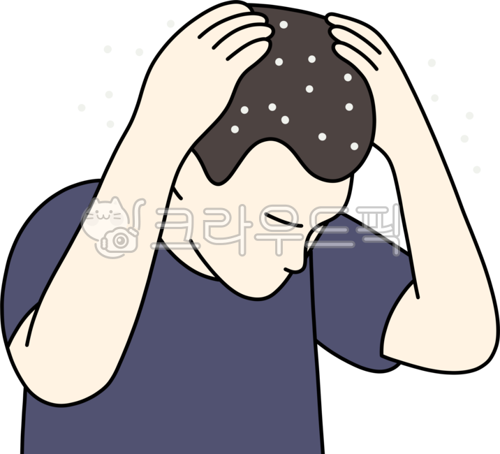 Dandruff,scalp,dead skin cells,itching,tickling,scratching,dermatitis,seborrheic dermatitis,cleanliness,hygiene,unsanitary