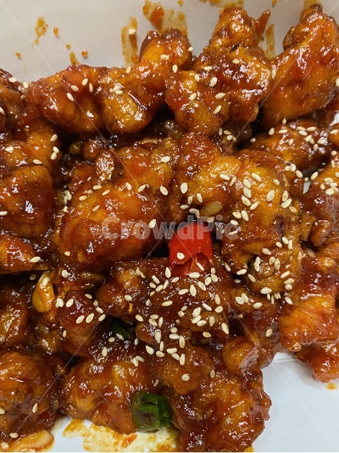 닭강정,양념,food,음식,참깨,seasoning