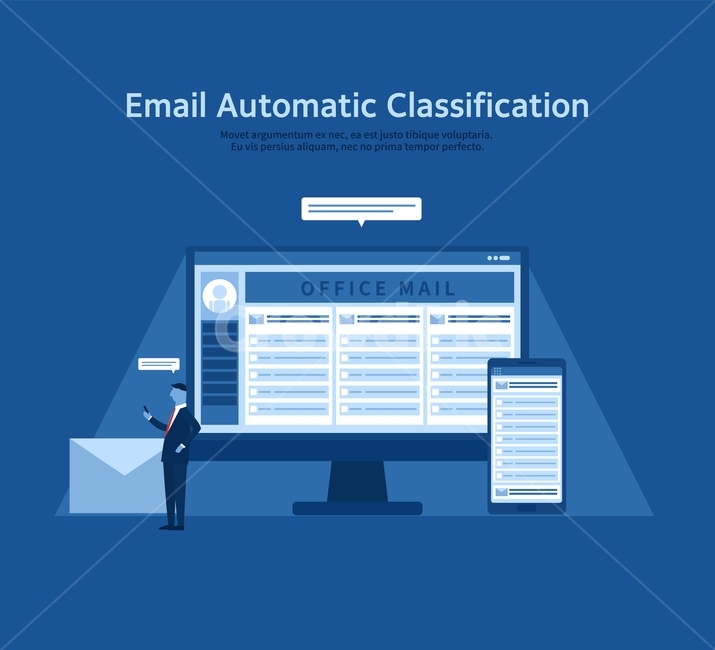 mail,business,flat design,icon,monitor,illustration,cell phone,email