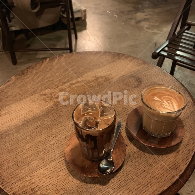 카페,커피,테이블,인테리어,라떼,아트,coffee