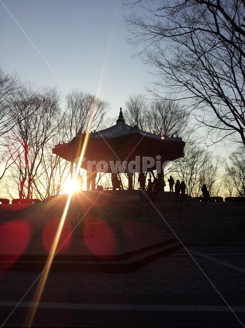 남산,팔각정,정자,서울,남산타워,실루엣,seoul,namsan,octagonalpavilion,palgakjeong,silhouette