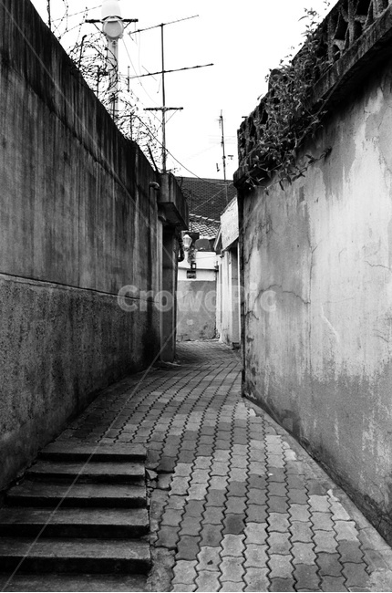 흑백,빈티지,필름,골목,거리,일상,스냅,흑백필름,골목길,alley,흑백,모노톤,monochrome,black and white,walkway,보도,path,통로