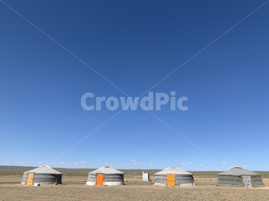 게르,맑음,하늘,농촌,한적함,아늑함,평안,피난처,nature,자연,텐트,tent,몽골