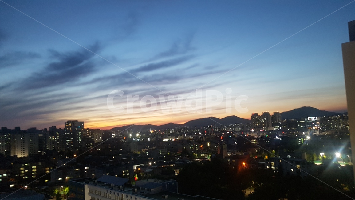 노을,해질녘,풍경,하늘,석양